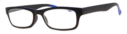 Black/Blue - Mens, Womens, Popular, Rectangular, Reading Glasses