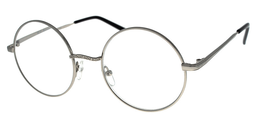 Black Round Metal Frame Reading Glasses