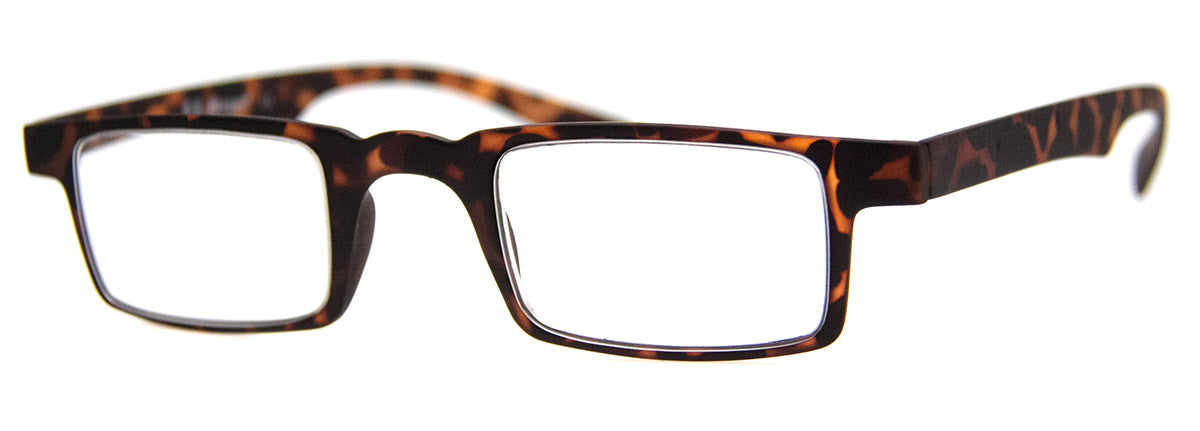 Tortoise - Mens, New, Popular, Rectangular, Reading Glasses