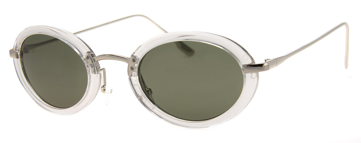 Small Round Mens Womens Sunglasses 84042 Wide Eyed A.J. Morgan Eyewear