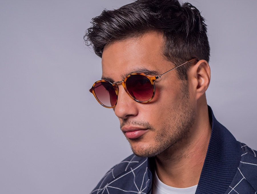 Tortoise Round Sunglasses